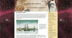 Desktop Screenshot of latheoriedelevolution.com